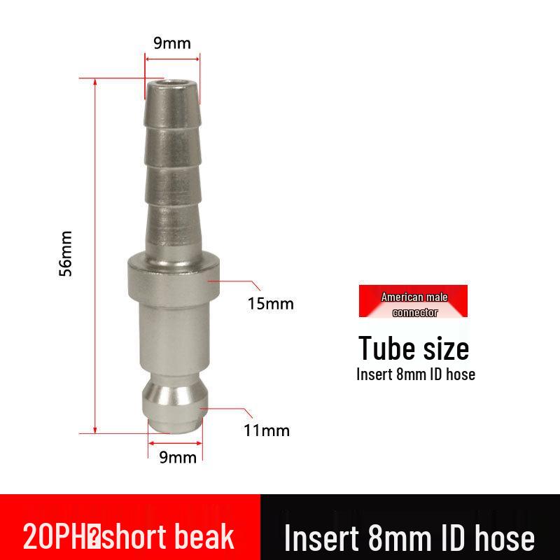American NPT Quick Self-Locking Pneumatic Connector for Small Air Hammer Tools