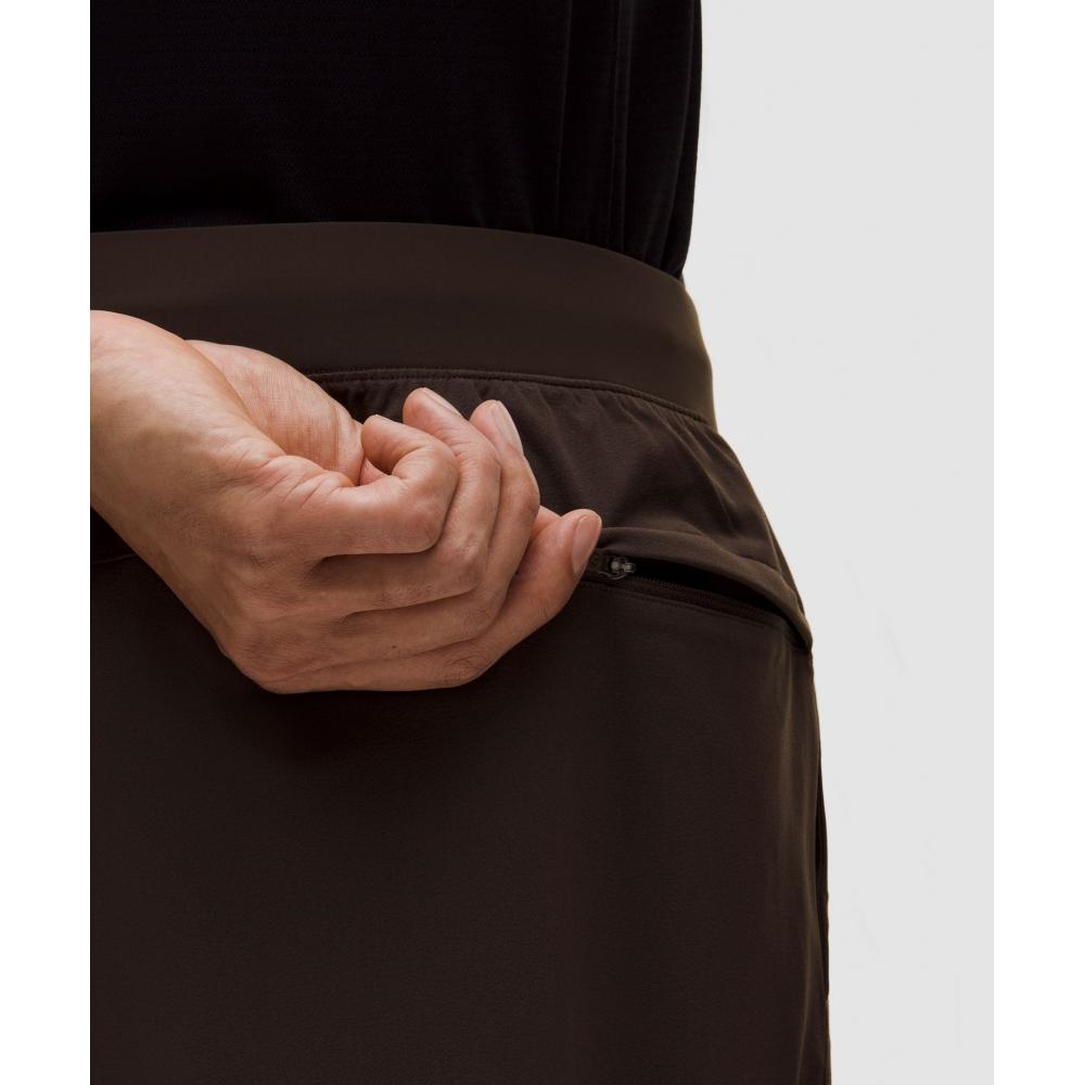 Lululemon Zeroed In lInerless Short 7  Walnut Crunch