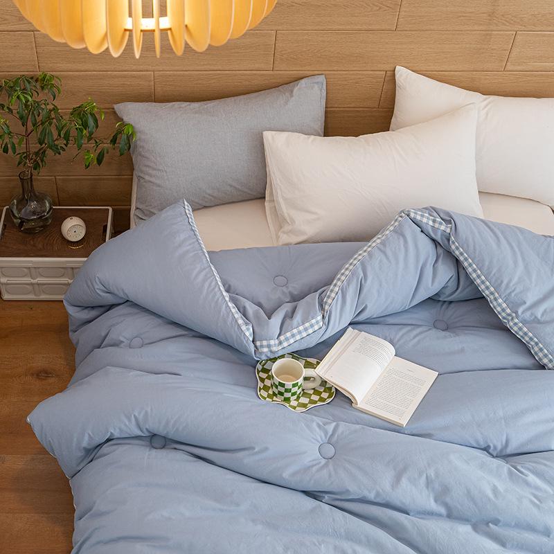 Thickened Soybean Fiber Quilt - Warm and Temperature-Regulating for All Seasons