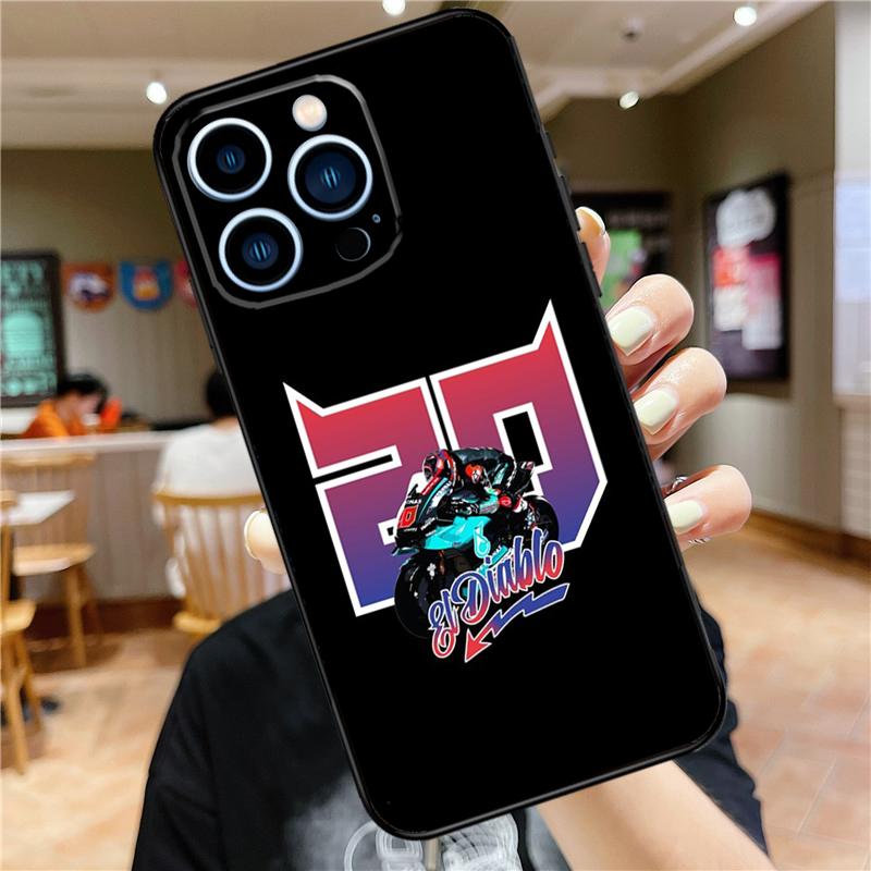 Fabio Quartararo 20 Hülle Für iPhone 16 15 11 12 13 14 Pro Max XS XR X 7 8 Plus 12 13 Mini Weiche Hülle