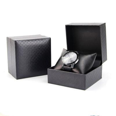 Protective Wristwatch Display Case PU Leather Travel Jewelry Organizer  for Men Gift