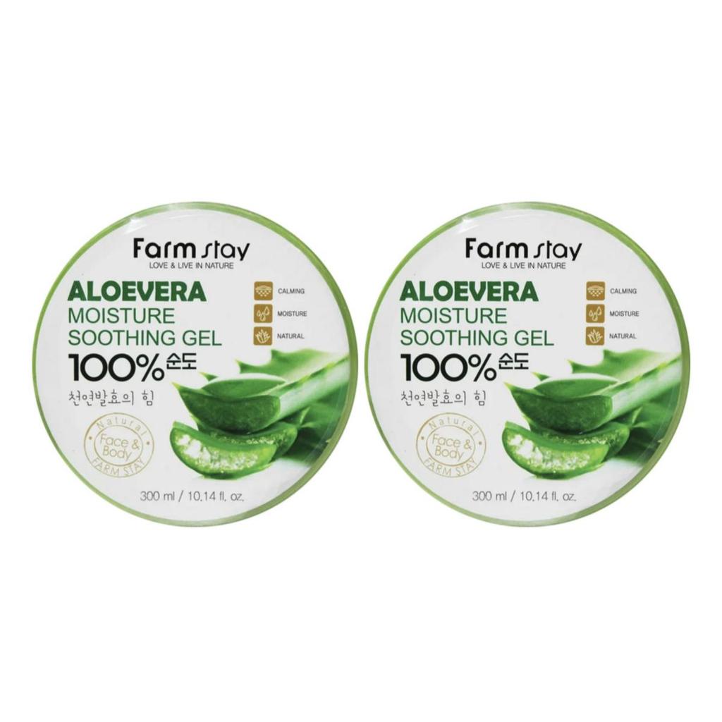 [Farmstay] Aloevera Moisture Soothing Gel  300ml
