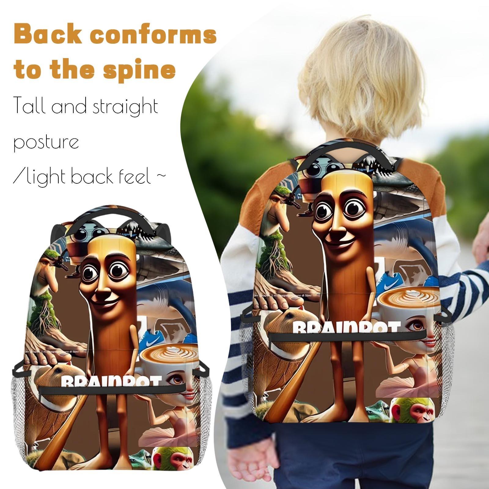 

Backpack, 3D Digital Printing Backpack, Back To School Backpack, School Shoulder Bag For Students And Fans One Size