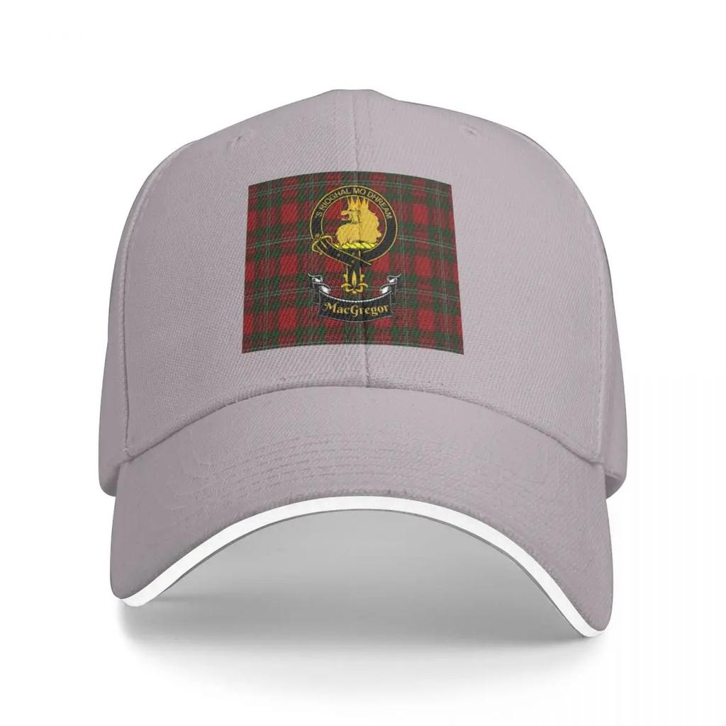 Scottish MacGregor Clan Tartan and Crest Products Baseball Cap Dad Hat Unisex Hat Women Unisexs