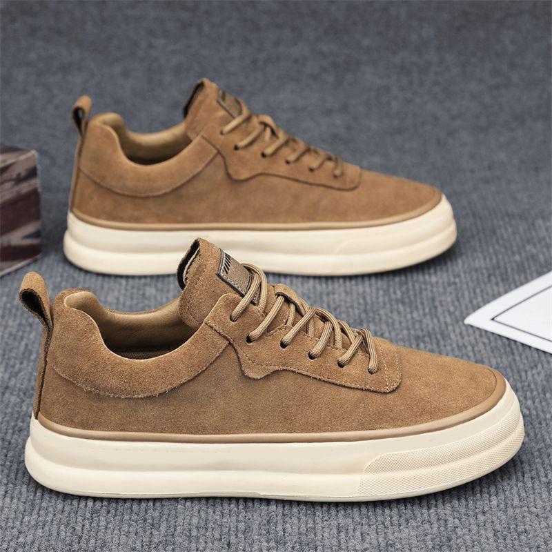 Fashion Plain Lace Up Casual Shoes for Men British Style Young Students Man Shoe Cheap Liquidation Adults Walking Vulcanize Sneakers