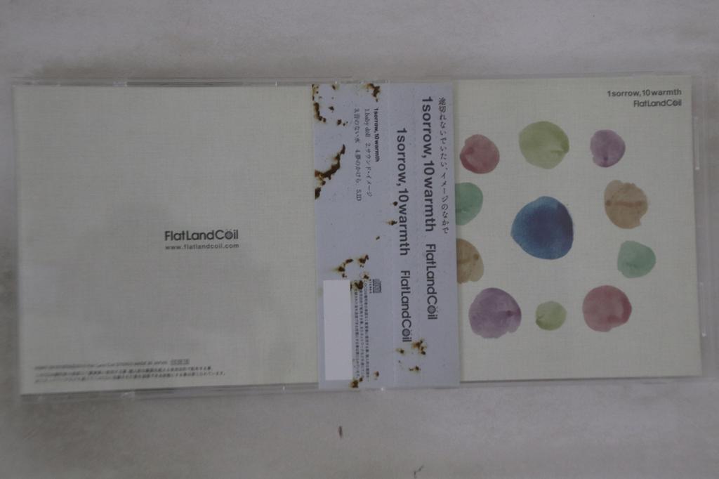 CD FLATLANDCOIL - 1 Sorrow,10 Warmth IKBKR280182737 NONE 2010 Japan Obi Japanese Pop/Rock Used