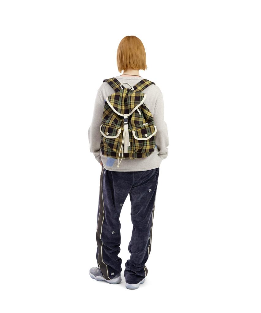 Sunlovetour Flannel Explorer Daypack Yellow