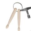 Mini Drumstick Keychain Musical Instrument Toy Compact Percussion Maintenance Tool with Drum Key for