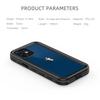 REDPEPPER Dot+ Series For iPhone 12 Mini PC+TPU Sealed Phone Case IP68 Waterproof Snowproof Snorkeling Clear Cover