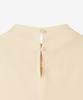 BASIKA Mock Neck Blouse (Beige)
