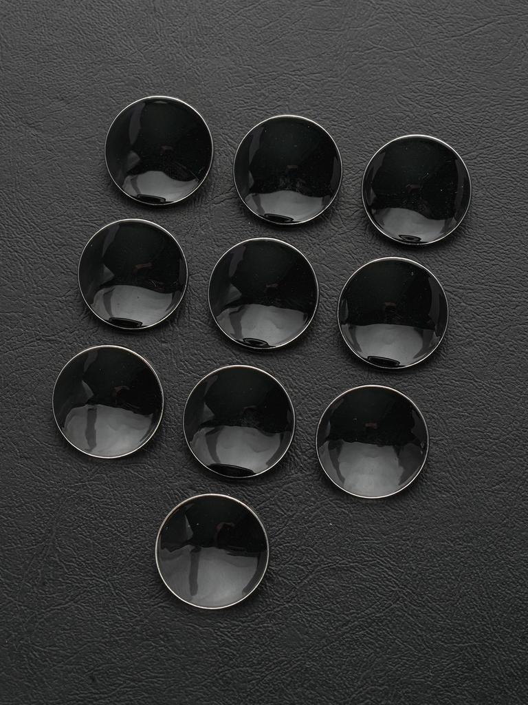 10Pcs/Bag Exquisite And Beautiful Round Tassel Metal Button Clothing, Luggage, Jewelry Accessories