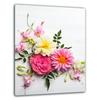 GLASS PROTECTIVE PLATE FOR INDUCTION 40x52 FLOWERS