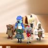 Beliebtes Cartoon Anime Regulars Show Baustein Set, Bensone Popos Mordecain Muskelmann Schreibtisch Dekoration Modell Geburtstagsgeschenk