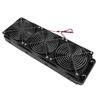 CPU Wasserkühlungsradiator G14 Gewinde Wärmeableitungsreihe Radiator mit Lüfter 18 Rohre (360mm)