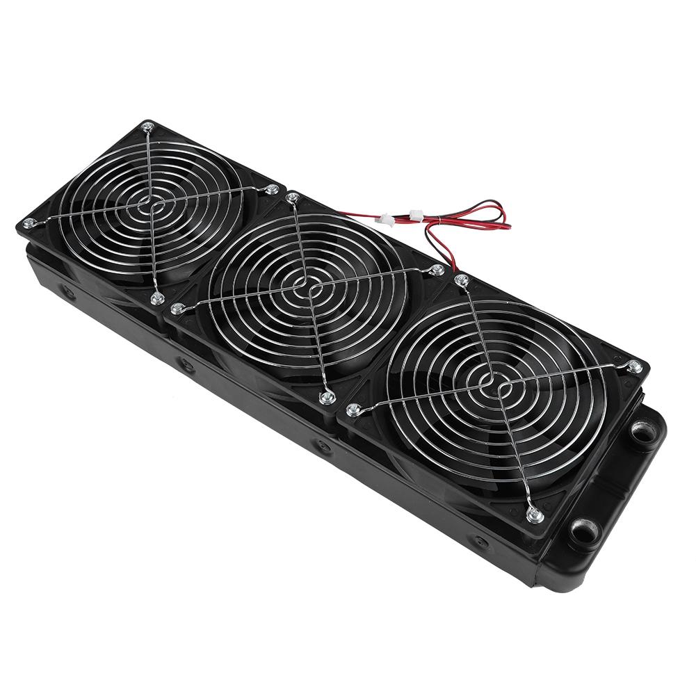 CPU Wasserkühlungsradiator G14 Gewinde Wärmeableitungsreihe Radiator mit Lüfter 18 Rohre (360mm)