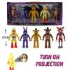 Five Nights At Freddy's Projektor Actionfigur Spielzeugset Sicher Ungiftig Und Für Kinder Ab 3 Jahren Konzipiert
