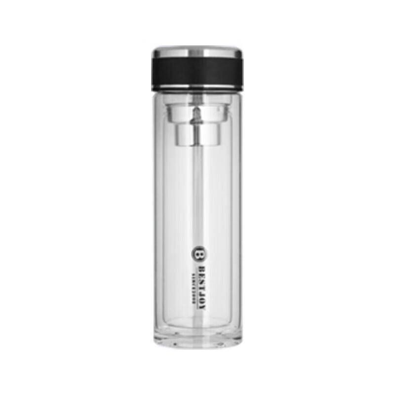 Fuguang Double Wall Glass Tea Mug