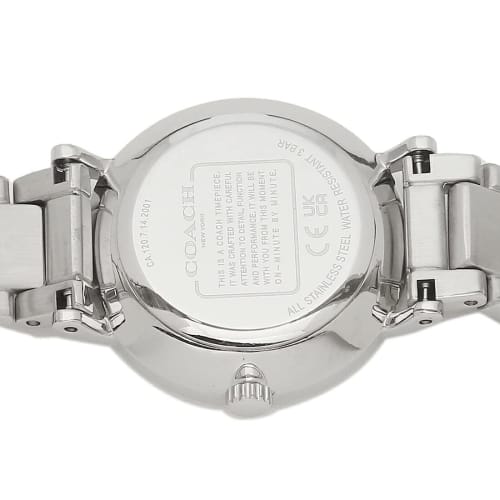 Coach Women's Perry Watch, 28mm, Quartz, Silver, Stainless Steel, A4 Size, COACH 14503795
