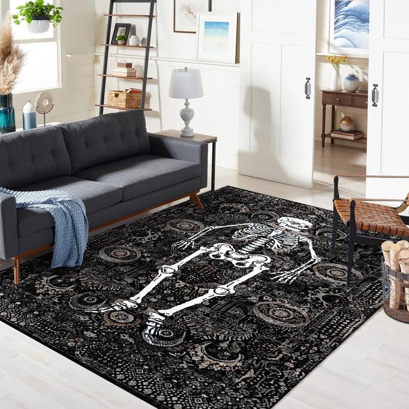 Creative Persian Skull Decoration Carpet Living Room Cartoon Anime Full Carpet Thickened and Stainproof Personality Fashionable