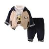 Kids Casual Long-Sleeve Set, Comfortable Daily Wear Outfits