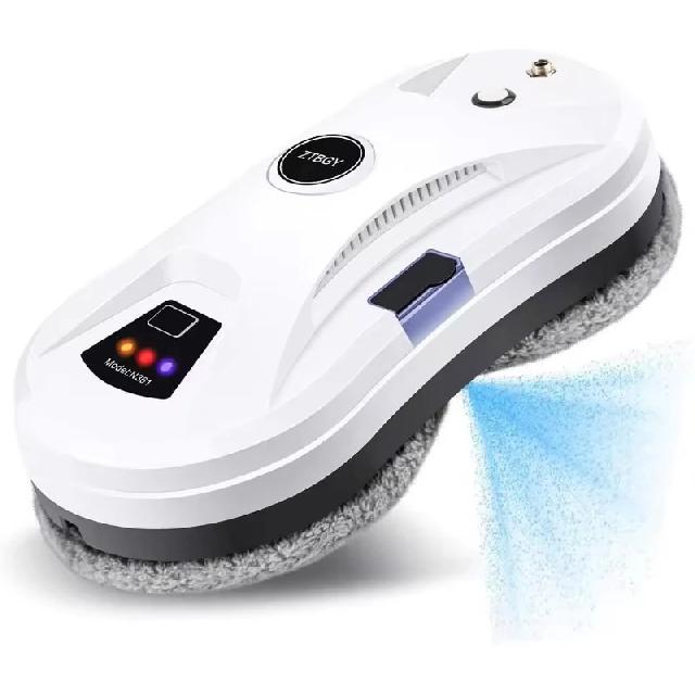 Rechargeable Cordless Wireless Window Vacuum Cleaner Wall Glass Windows Cleaning Robot with Auto Spray
