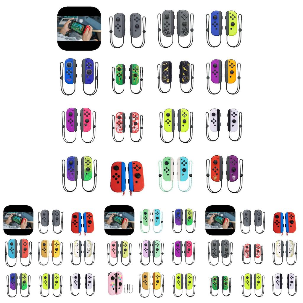 Versatile Joy-con Game Controller Featuring Wireless Bluetooth Connectivity And Excellent Haptic Feedback For Switch And Mobile Devices