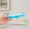 Earphone Cable Carrying Case Clear Zipper Storage Bag, Durable Hard Shell Portable Case, Pill Box for Travel Dustproof Container, Headphones Pills And