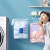 Folding Laundry Basket Organizer Dirty Clothes Bathroom Clothes Mesh Storage Bag Home Wall Mounted Hanging Basket Frame Bucket
