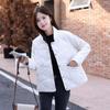 WTEMPO Stand Collar Solid Color Asymmetrical Jackets Women's Clothing Winter Loose Casual Tops Commuter Warm Coats