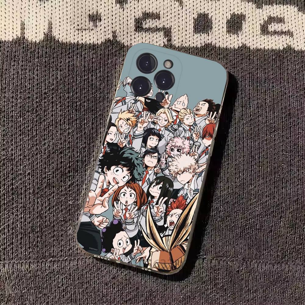 

Deku Bakugou Shouto Hero A-Academia Phone Case for iPhone 11Pro 13 12 11 Pro Max 16e 17 Air 16 15 14 Plus 11ProMax iPhone15promax