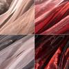 Tissu Organza Tulle Dégradé Bicolore 2/3m Matériau de Couture DIY Conception de Vêtements Robe Mariage Tissu Créatif