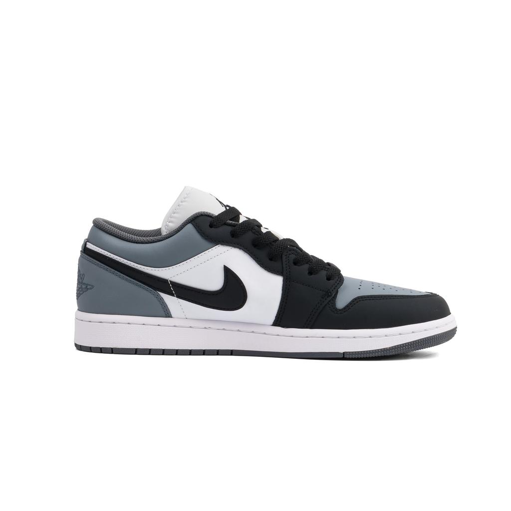 Jordan Air Jordan 1 Abrasion Resistant Low Top Vintage Basketball Shoes Unisex Black Gray 553558-152(Team719-SBOX)