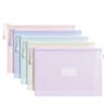 Deli A4 Mesh Zipper File Bags