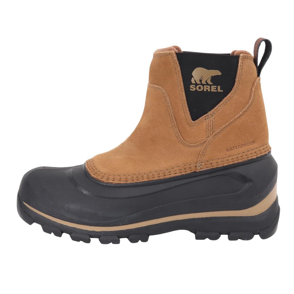 SOREL Buxton Waterproof Size NM5182 257 Men's Pull-On Boots, Brown, 27.0,