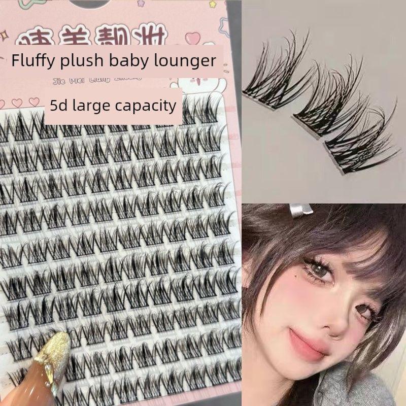 Glue-Free Self-Adhesive Thick Baby 3D Fake Eyelashes