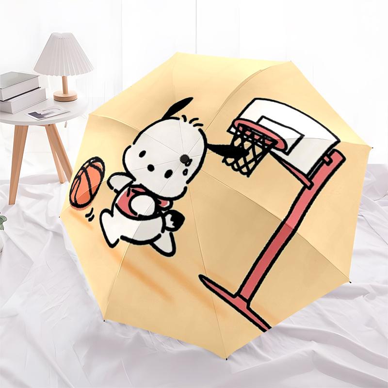 

1pc Snoopy Basketball Sports Umbrella - Automatic Opening/Closing with Foldable Design, Outdoor Use Suitable for Fans, Travelers, Daily Use, Gift Idea