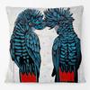 Australian Cockatoo Birds Animals Portrait Painting Cushion Cover Decorative Pillow Case