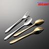 QianXing 304 Stainless Steel Golden Dessert Spoon Set