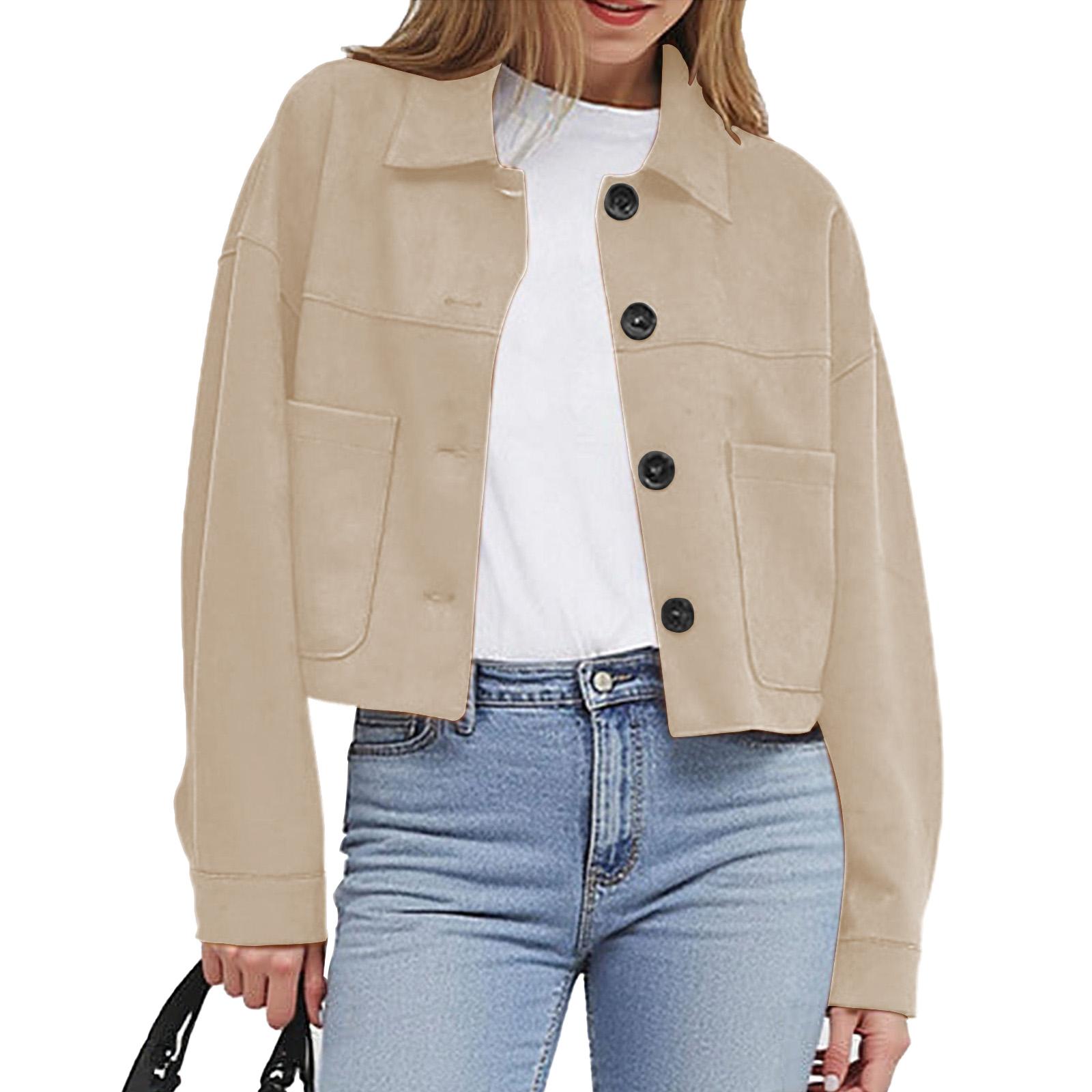 

Женская модная куртка на молнии с длинными рукавами свободного кроя S тёмно-синий