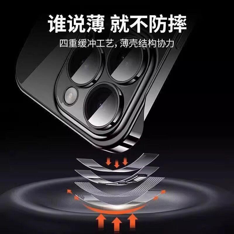 Ultra-thin Plating Frameless Case For VIVO V70/S50 Lens Film Protection Transparent PC Shockproof Cover For VIVO S50 Pro mini