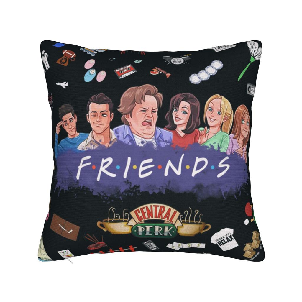 Friends Tv Show Pillowcase Soft Fabric Cushion Cover Decorative  Pillow Case Cover Home Dropshipping 40X40cm