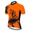 Maglia da Ciclismo da Uomo Mountain Bike Manica Corta Traspirante Abbigliamento Sportivo Ciclismo su Strada e Sentiero