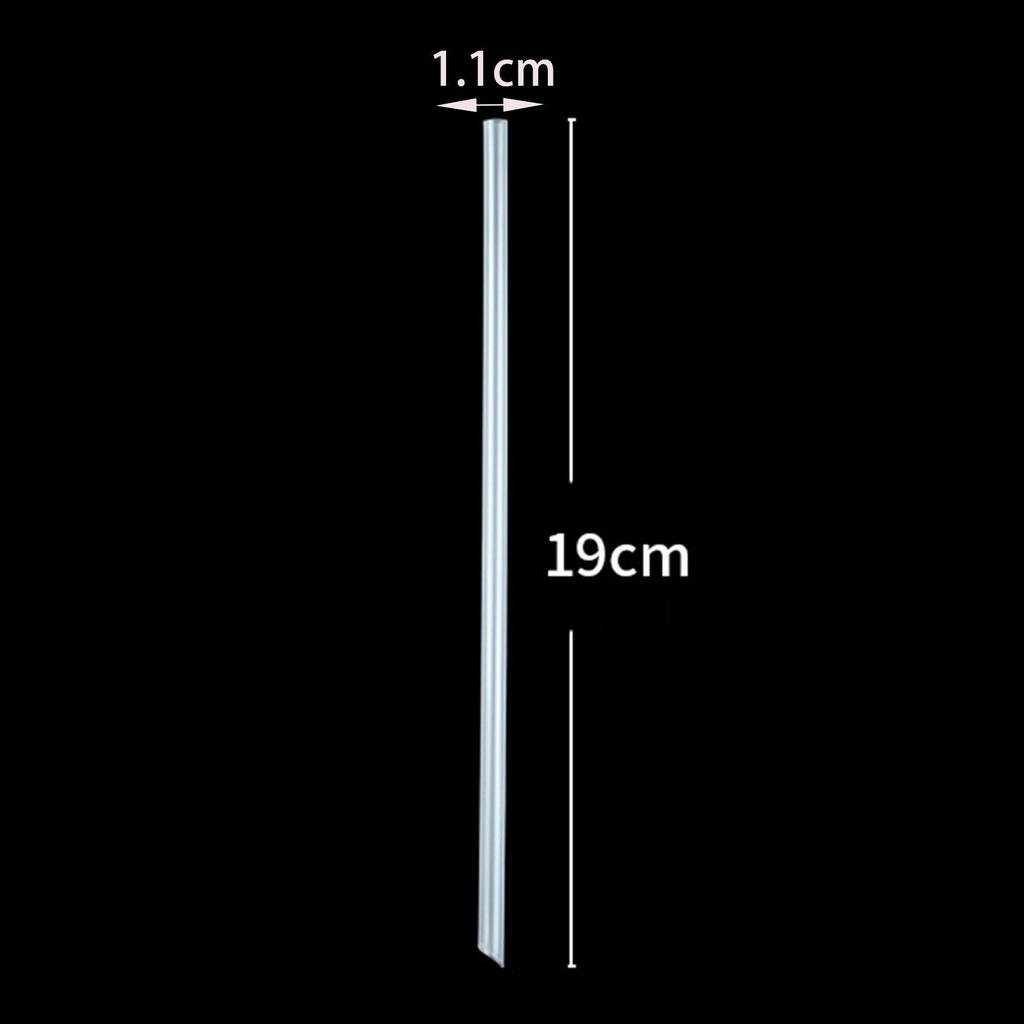 100 Pieces Drinking Straws Party Supplies Clear for Milk Juice Coffee
