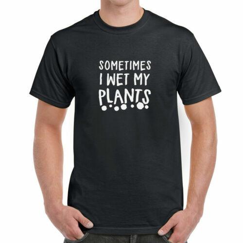 Sometimes I Wet My Plants - T-Shirt | Gardening Flowers Plants Funny S разноцветный