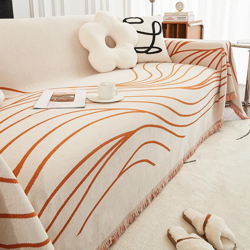 

Полотенце для дивана из синели Shoreline, универсальный универсальный чехол для дивана Four Seasons, пылезащитный чехол для гостиной, цельный тканевый чехол для дивана 180*130cm