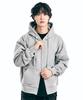 That'S It Standard Oversized 2-Way Zip-Up Hoodie_Gray