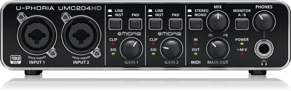 Behringer umc204hd - interfaccia usb