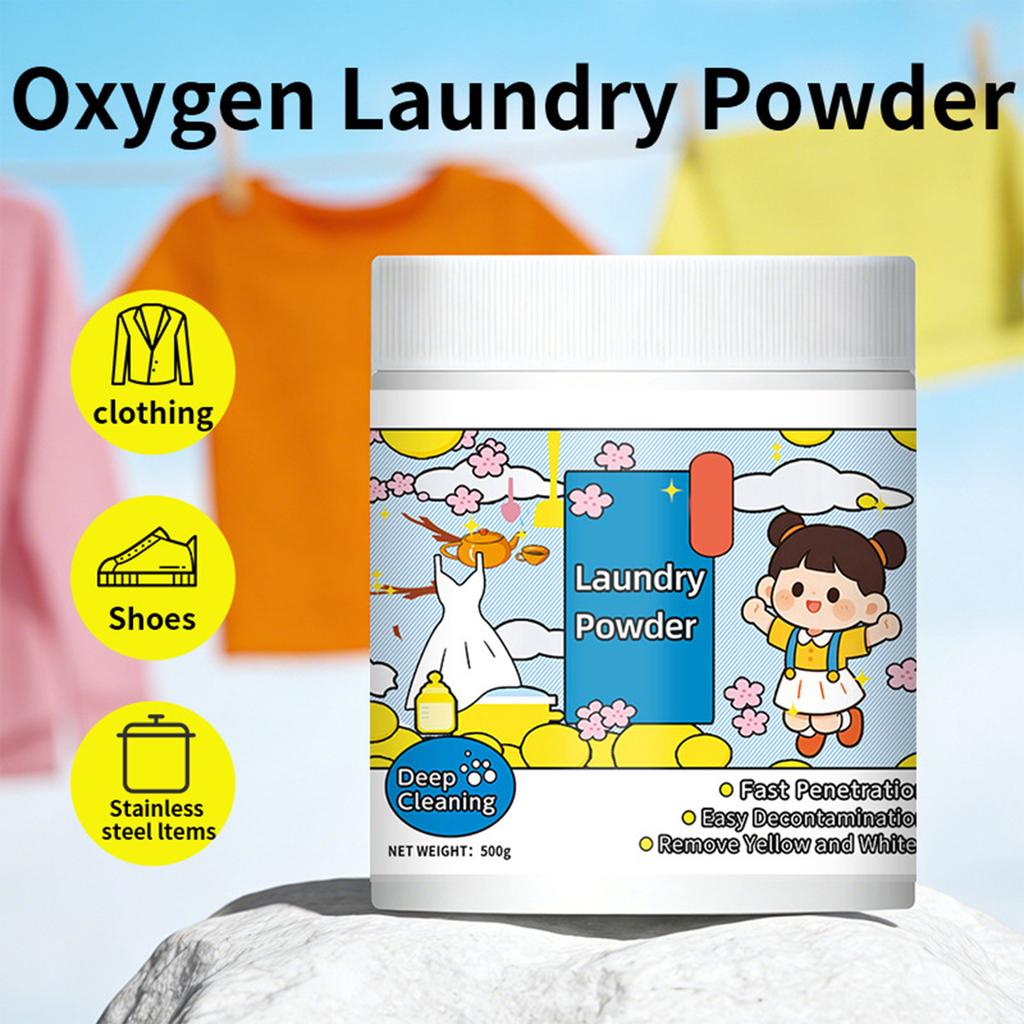 Oxy Powder Hochkonzentriert 500g Pulver Entfernt Hartnäckige Milch- und Schweißflecken Mühelos