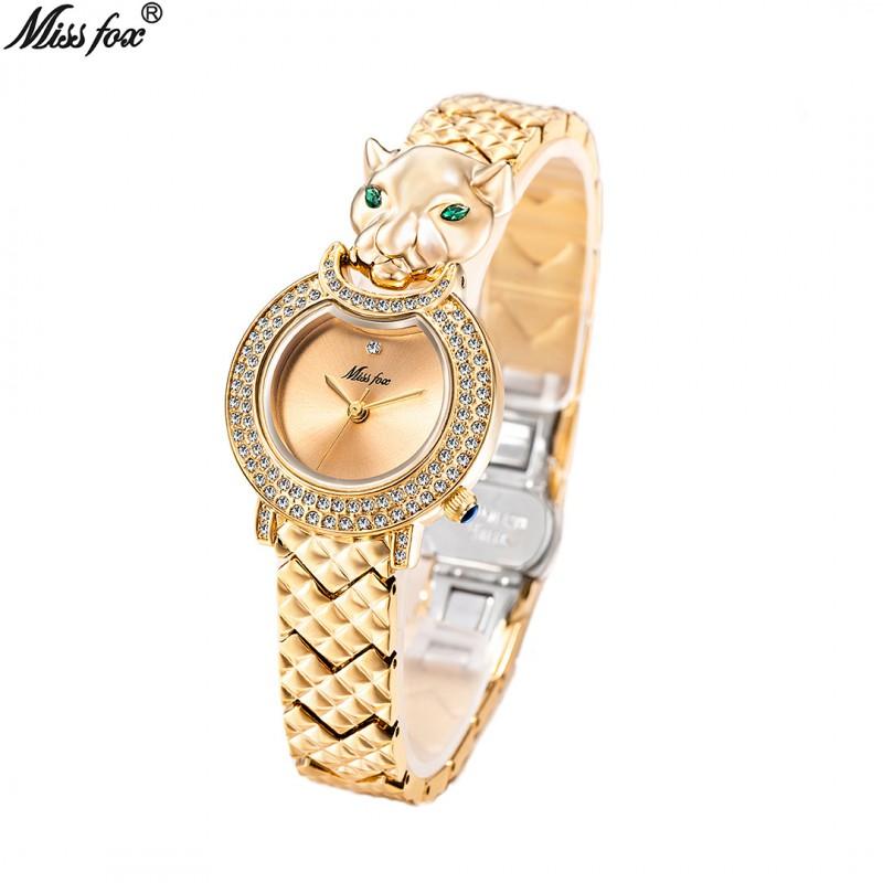 Fashion Womens Swiss Waterproof Leopard Watch Trendy Design Quartz Wristwatch