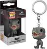 FUNKO POP Schlüsselanhänger Spielzeug Jurassic World T.REX VELOCIRAPTOR BLUE Vinylfigur Pocket Pop Schlüsselanhänger Kollektion Geschenke Spielzeug Anhänger